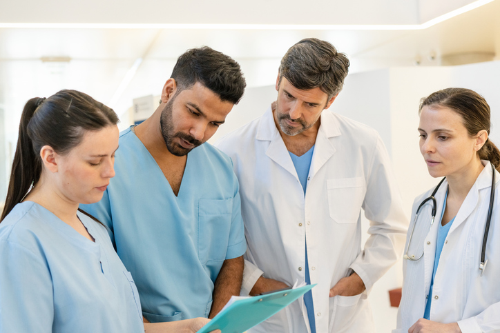 medical experts discussing findings